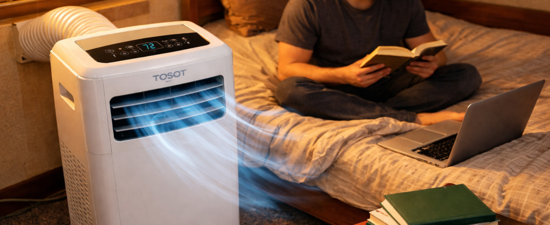 TOSOT 12,000 BTU Portable Air Conditioner with Dehumidifier Review: Cooling Without the Landlord Drama